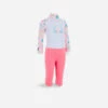 Combinaison De Natation Anti UV Bébé / Enfant Manches Longues Rose Imprimé -ProSportif Boutique combinaison de natation anti uv bebe slash enfant manches longues bleu imprime
