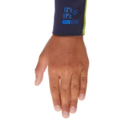 Combinaison SURF ENFANT Néoprène 4/3mm 100 Back Zip Bleu Vert -ProSportif Boutique combinaison integrale 100 4slash3 junior 6