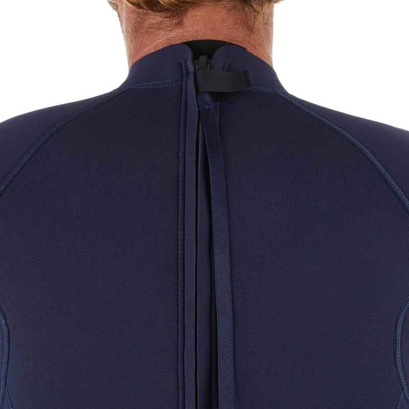 Combinaison SURF Homme Néoprène 2/2mm 100 Back Zip Bleu Marine 7 Combinaison SURF Homme Néoprène 2/2mm 100 Back Zip Bleu Marine – Image 5