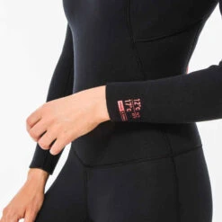 Combinaison SURF Femme Néoprène 4/3mm 100 Back Zip Noir -ProSportif Boutique combinaison surf 100 neoprene 4slash3 mm femme noir back zip 3