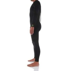 Combinaison SURF Homme Néoprène 4/3mm 100 Back Zip Noir -ProSportif Boutique combinaison surf 100 neoprene 4slash3 mm homme noire 2