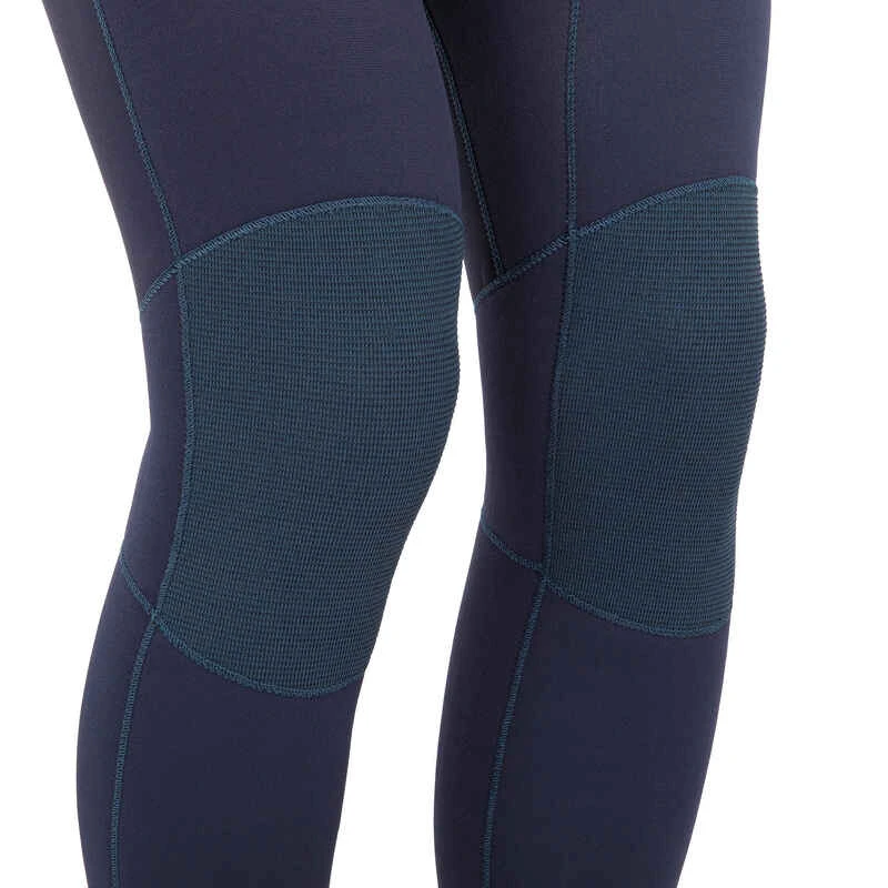 Combinaison SURF Homme Néoprène 3/2mm 500 Back Zip Bleu Kaki 8 Combinaison SURF Homme Néoprène 3/2mm 500 Back Zip Bleu Kaki – Image 6