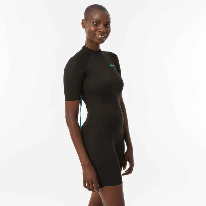 Shorty Surf Femme Néoprène Avec Mousse De 1,5mm Back Zip Noir 8 Shorty Surf Femme Néoprène Avec Mousse De 1,5mm Back Zip Noir – Image 6