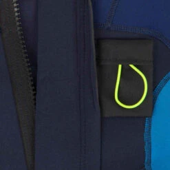 SHORTY 500 JUNIOR BOY -ProSportif Boutique combinaison surf shorty 500 stretch neoprene 2mm enfant bleu marine jaune 7