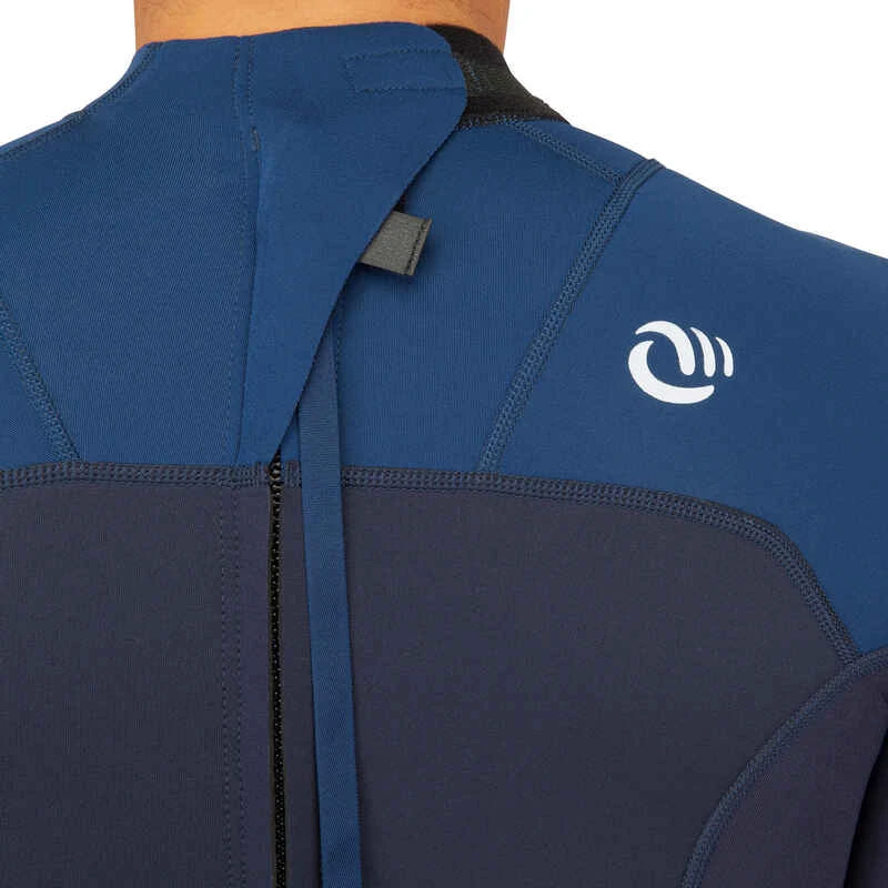 Combinaison Surf Shorty Homme Néoprène Manches Courtes 500 Bleu 5 Combinaison Surf Shorty Homme Néoprène Manches Courtes 500 Bleu – Image 3