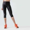 Kalenji Legging Court Running Femme - Dry Noir -ProSportif Boutique corsaire running run dry noir femme