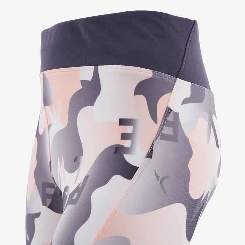 Corsaire Synthétique Respirant Imprimé Gris Fille 6 Corsaire Synthétique Respirant Imprimé Gris Fille – Image 4