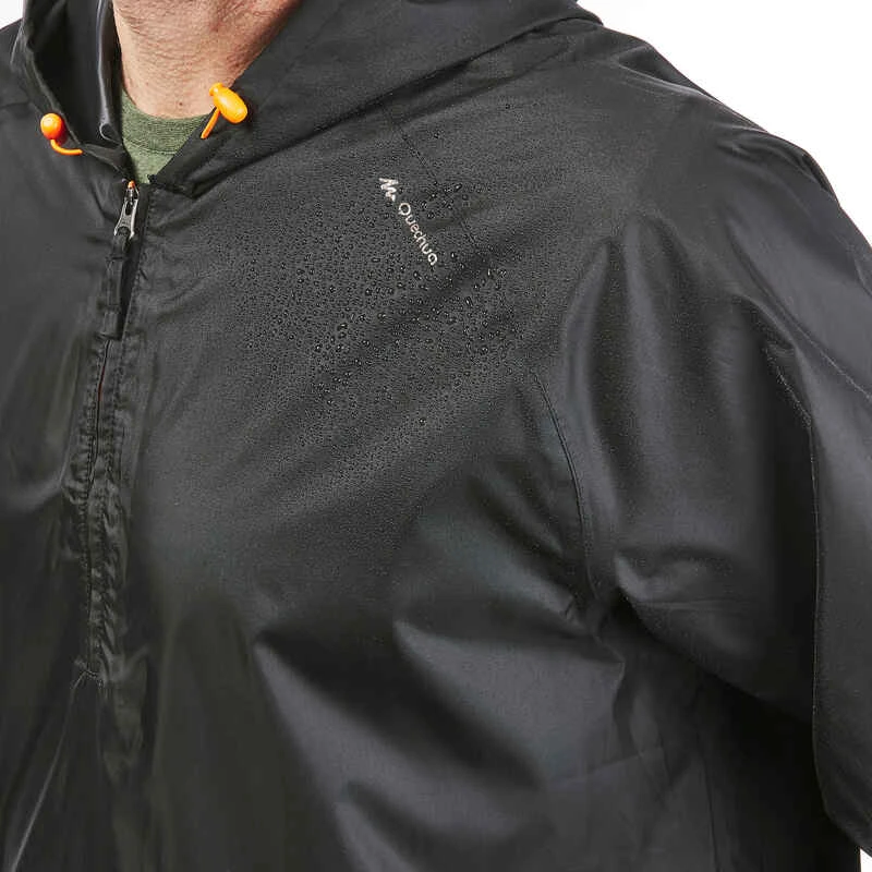 Quechua Veste Coupe Vent Et Déperlante De Randonnée - Raincut 1/2 Zip - Homme 5 Quechua Veste Coupe Vent Et Déperlante De Randonnée - Raincut 1/2 Zip - Homme – Image 3