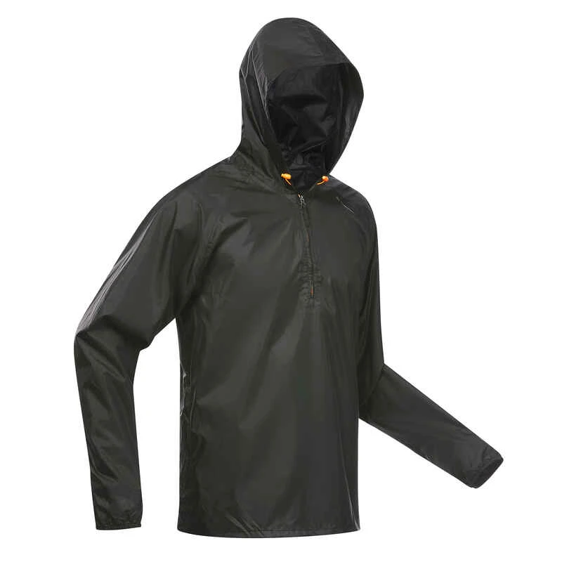 Quechua Veste Coupe Vent Et Déperlante De Randonnée - Raincut 1/2 Zip - Homme 3 Quechua Veste Coupe Vent Et Déperlante De Randonnée - Raincut 1/2 Zip - Homme