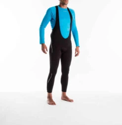 BTWIN CUISSARD LONG AVEC BRETELLES HIVER VELO ROUTE CYCLOTOURISME 100 NOIR -ProSportif Boutique cuissard long avec bretelles hiver velo route cyclotourisme 100 noir 2