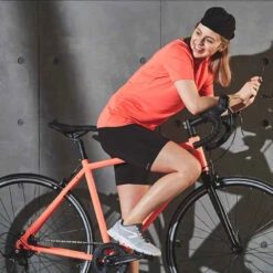 CUISSARD VELO ROUTE SANS BRETELLES FEMME TRIBAN 100 -ProSportif Boutique cuissard velo route sans bretelles femme triban 100 2