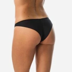 BAS DE MAILLOT DE BAIN TANGA FEMME LULU NOIR 17 BAS DE MAILLOT DE BAIN TANGA FEMME LULU NOIR -ProSportif Boutique culotte tanga lulu noire tres echancree 3