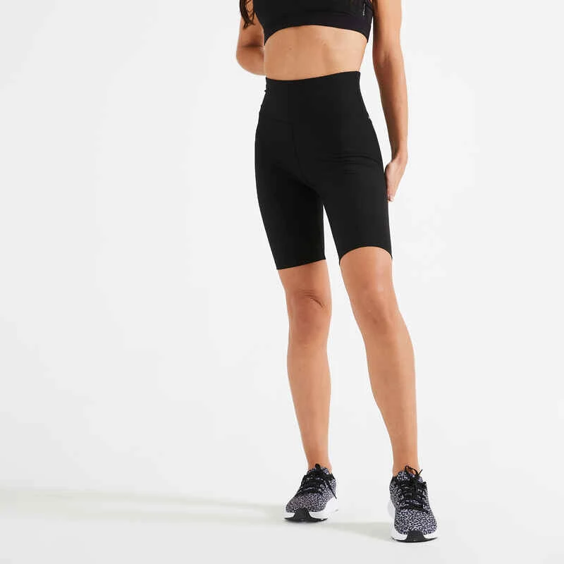 Cycliste Taille Haute Fitness Cardio Femme Noir 3 Cycliste Taille Haute Fitness Cardio Femme Noir