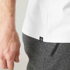 Débardeur Fitness Homme Col Rond Droit Coton - 500 Blanc -ProSportif Boutique debardeur 500 homme noir 4