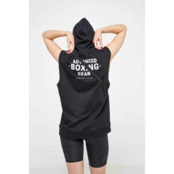 DEBARDEUR BOXE CAPUCHE NOIR -ProSportif Boutique debardeur capuche boxe gris 6