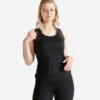Débardeur Dos-nageur Fitness Cardio Femme Noir -ProSportif Boutique debardeur dos nageur fitness cardio femme noir