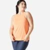 Débardeur Droit Fitness Cardio Femme Orange -ProSportif Boutique debardeur droit fitness cardio femme orange