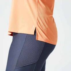 Débardeur Droit Fitness Cardio Femme Orange -ProSportif Boutique debardeur droit fitness cardio femme orange 3