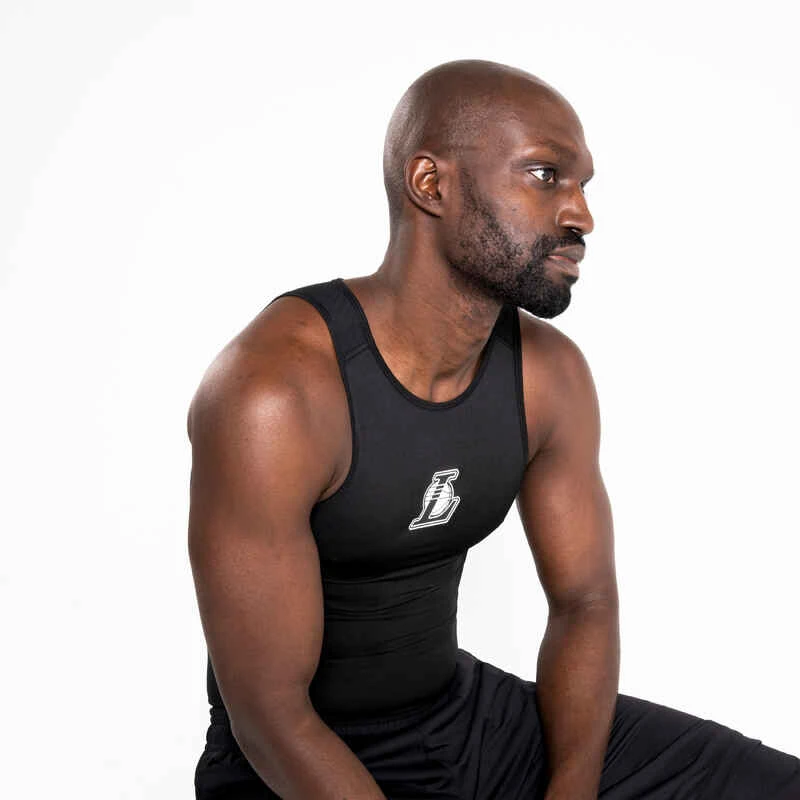 SOUS MAILLOT BASKETBALL COUPE SLIM HOMME UT500 NOIR LOS ANGELES LAKERS NBA 10 SOUS MAILLOT BASKETBALL COUPE SLIM HOMME UT500 NOIR LOS ANGELES LAKERS NBA – Image 8