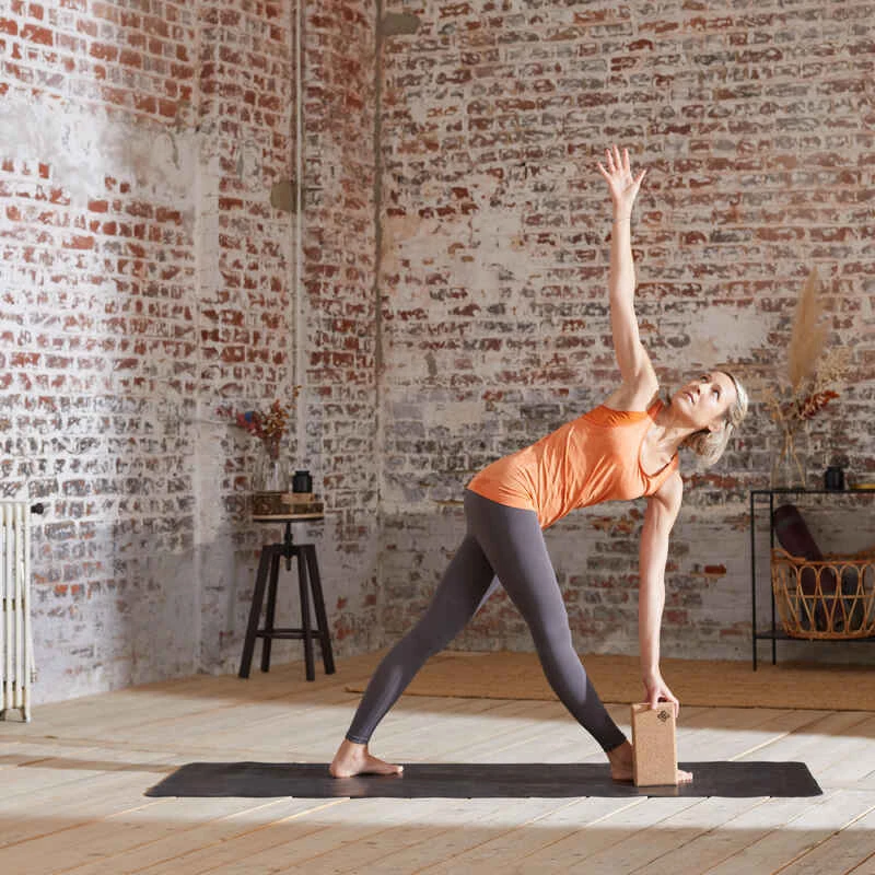 DEBARDEUR YOGA DYNAMQIUE FEMME SANS COUTURES JACQUARD ORANGE 4 DEBARDEUR YOGA DYNAMQIUE FEMME SANS COUTURES JACQUARD ORANGE – Image 2