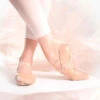 Demi-pointes Danse Classique Bi-semelles En Cuir Souple Beige Tailles 28-40 -ProSportif Boutique demi pointes danse classique bi semelles en cuir souple beige tailles 28 40