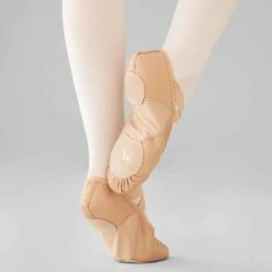 Demi-pointes Danse Classique Bi-semelles En Cuir Souple Beige Tailles 28-40 -ProSportif Boutique demi pointes danse classique bi semelles en cuir souple beige tailles 28 40 4