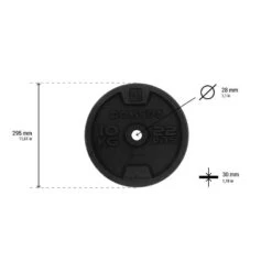 CORENGTH Disque De Fonte Musculation 28 Mm -ProSportif Boutique disque de fonte musculation 28 mm 2