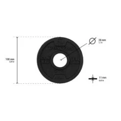 CORENGTH Disque De Fonte Musculation 28 Mm -ProSportif Boutique disque de fonte musculation 28 mm 6