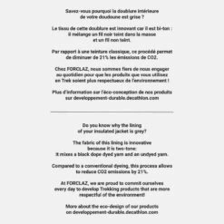 Doudoune Synthétique De Trek Montagne - MT50 0°C - Homme -ProSportif Boutique doudoune de trek montagne trek 50 noir homme 4