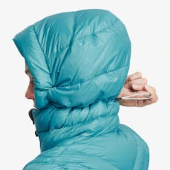 Doudoune En Duvet De Trek Montagne Avec Capuche - MT500 -10°C - Femme -ProSportif Boutique doudoune en duvet de trek montagne avec capuche mt500 10c femme 10