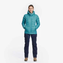 Doudoune En Duvet De Trek Montagne Avec Capuche - MT500 -10°C - Femme -ProSportif Boutique doudoune en duvet de trek montagne avec capuche mt500 10c femme 5