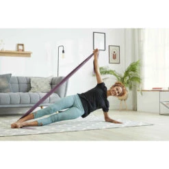 BANDE ÉLASTIQUE PILATES RÉSISTANCE 3 KG - BORDEAUX 9 BANDE ÉLASTIQUE PILATES RÉSISTANCE 3 KG - BORDEAUX -ProSportif Boutique elastique fitness resistance moyenne 3kgslash6lbs caoutchouc bordeaux 3