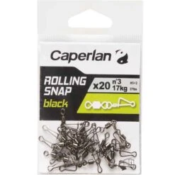 EMERILLON AGRAFE PÊCHE ROLLING SNAP BLACK 9 EMERILLON AGRAFE PÊCHE ROLLING SNAP BLACK -ProSportif Boutique emerillon agrafe peche rolling snap black 3