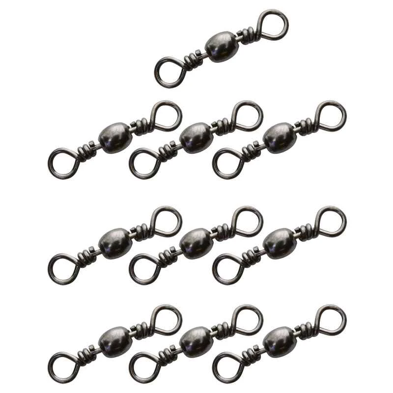 ÉMERILLON BARIL PÊCHE SWIVEL BLACK NICKEL X10 4 ÉMERILLON BARIL PÊCHE SWIVEL BLACK NICKEL X10 – Image 2