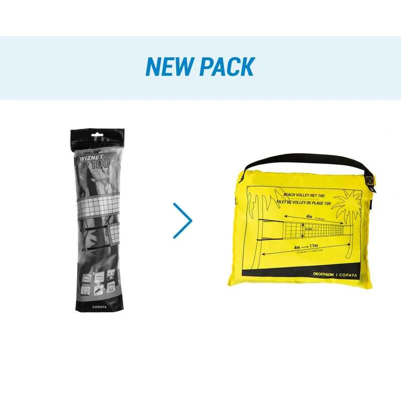 Filet De Beach-volley BV100 Jaune 11 Filet De Beach-volley BV100 Jaune â Image 9
