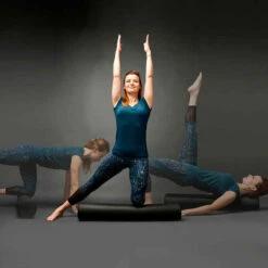 FOAM ROLLER - LONGUEUR 90 Cm / DIAMÈTRE 15 Cm - FITNESS - NOIR -ProSportif Boutique foam roller longueur 90 cm slash diametre 15 cm fitness noir 3