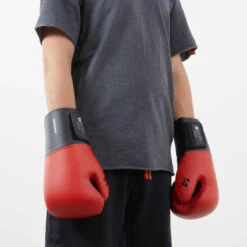 GANTS DE BOXE 100 - ROUGE 12 GANTS DE BOXE 100 - ROUGE -ProSportif Boutique gants de boxe 100 rouge 3