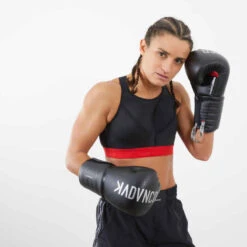 GANTS DE BOXE 500 - NOIR -ProSportif Boutique gants de boxe 500 noir 5