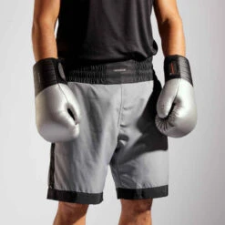GANTS DE BOXE SPARRING 900 NOIR/ARGENT -ProSportif Boutique gants de boxe sparring 900 noirslashargent 3