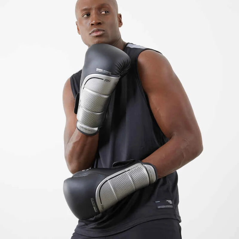 GANTS DE KICK-BOXING 500 NOIRS 6 GANTS DE KICK-BOXING 500 NOIRS – Image 4