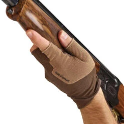 GANTS MITAINES BALL TRAP MARRON -ProSportif Boutique gants mitaines ball trap marron solognac 6