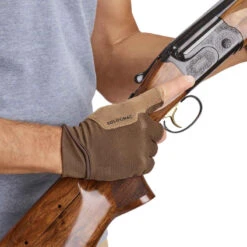 GANTS MITAINES BALL TRAP MARRON -ProSportif Boutique gants mitaines ball trap marron solognac 7