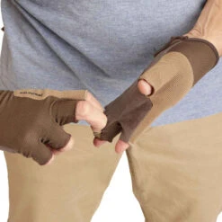 GANTS MITAINES BALL TRAP MARRON -ProSportif Boutique gants mitaines ball trap marron solognac 8