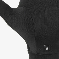 Kalenji GANTS TACTILES RUNNING 500 NOIR 8 Kalenji GANTS TACTILES RUNNING 500 NOIR -ProSportif Boutique gants tactiles running noirs 2