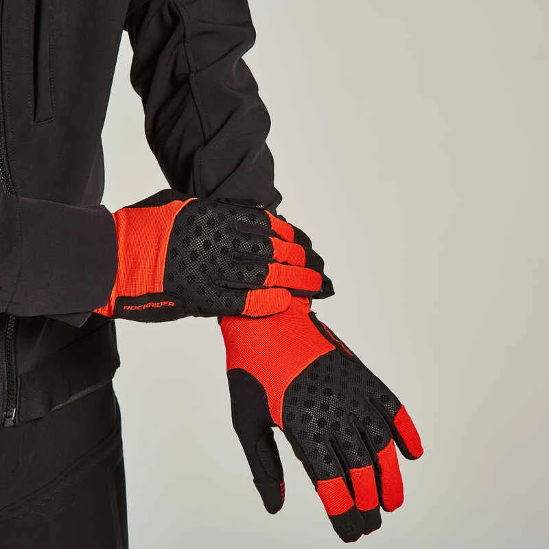 Rockrider GANTS VELO VTT ST 500 ROUGE 4 Rockrider GANTS VELO VTT ST 500 ROUGE â Image 2