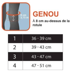 Genouillère De Maintien Gauche/droite Adulte - Prevent 100 Noir -ProSportif Boutique genouillere gaucheslashdroite de maintien hommeslashfemme prevent 100 4
