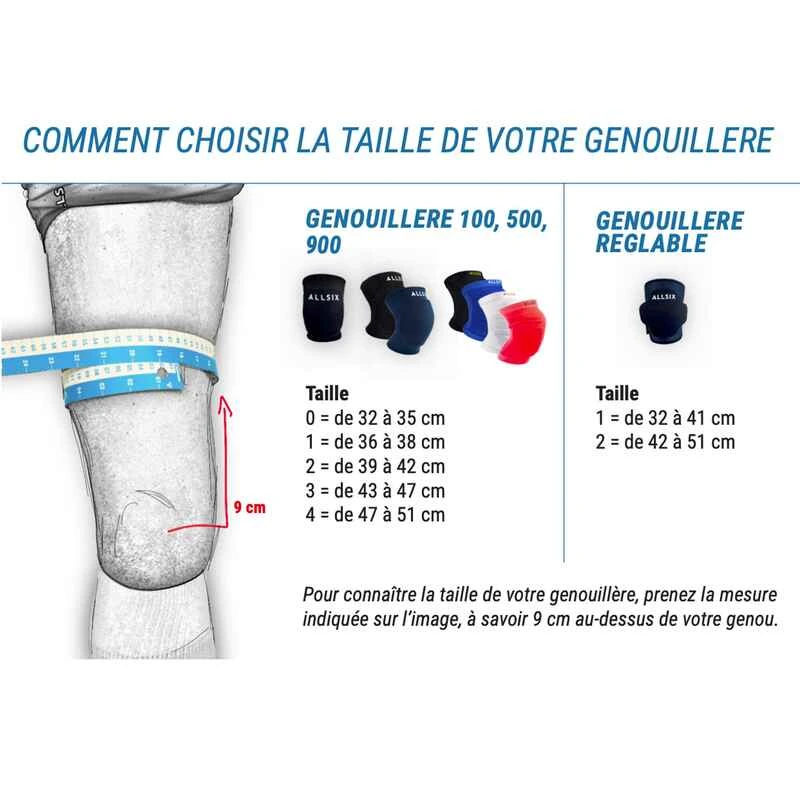 Genouillères De Volley-ball VKP100 Noires 8 Genouillères De Volley-ball VKP100 Noires – Image 6