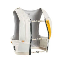 GILET D' HYDRATATION TRAIL MIXTE 5L PORTE FLASQUES BLANC ORANGE -ProSportif Boutique gilet d hydratation trail mixte 5l porte flasques noir 3