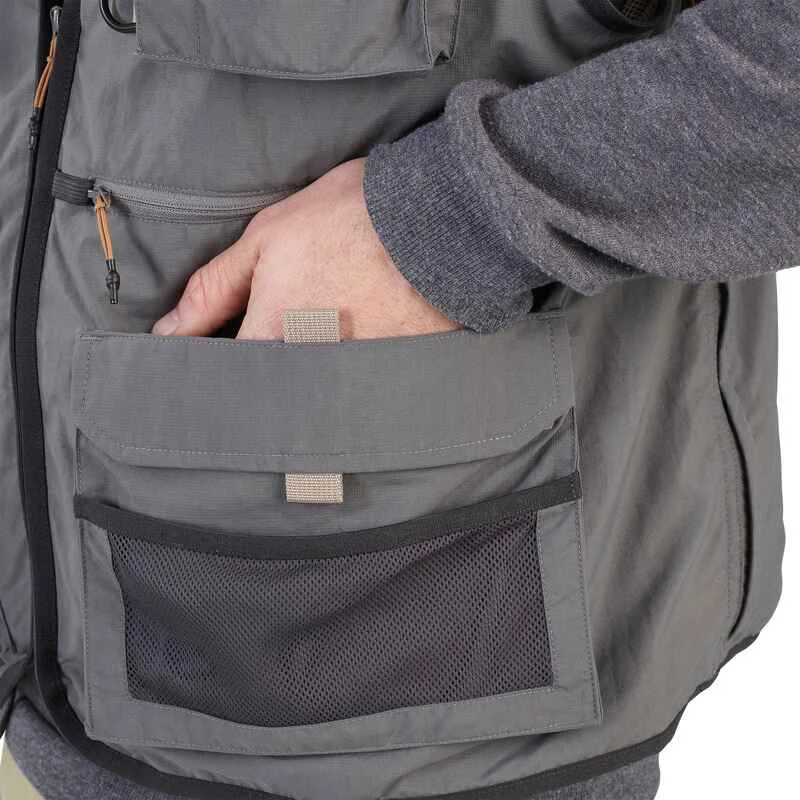 GILET De Pêche 500 Gris 7 GILET De Pêche 500 Gris – Image 5