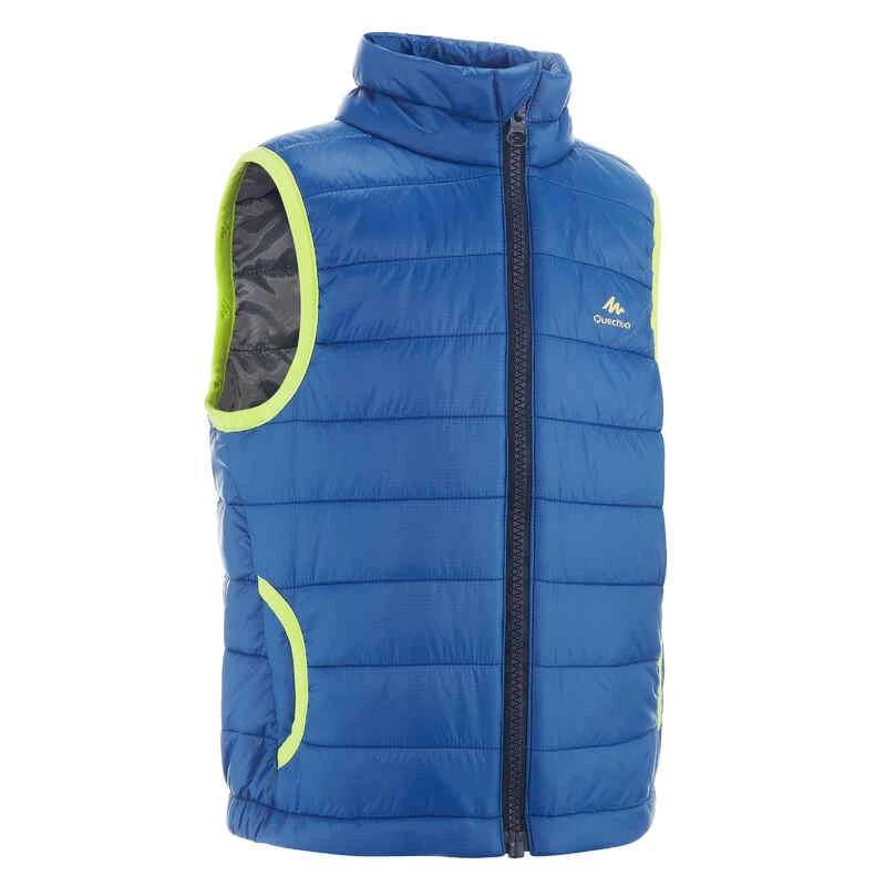 Quechua Gilet Doudoune De Randonnée - MH500 Bleu - Enfant 2 - 6 Ans 3 Quechua Gilet Doudoune De Randonnée - MH500 Bleu - Enfant 2 - 6 Ans